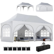 3x6m Pop Up Gazebo for Garden Parties And Events with Removable Sidewalls and UPF30+ Sun Protection Outsunny