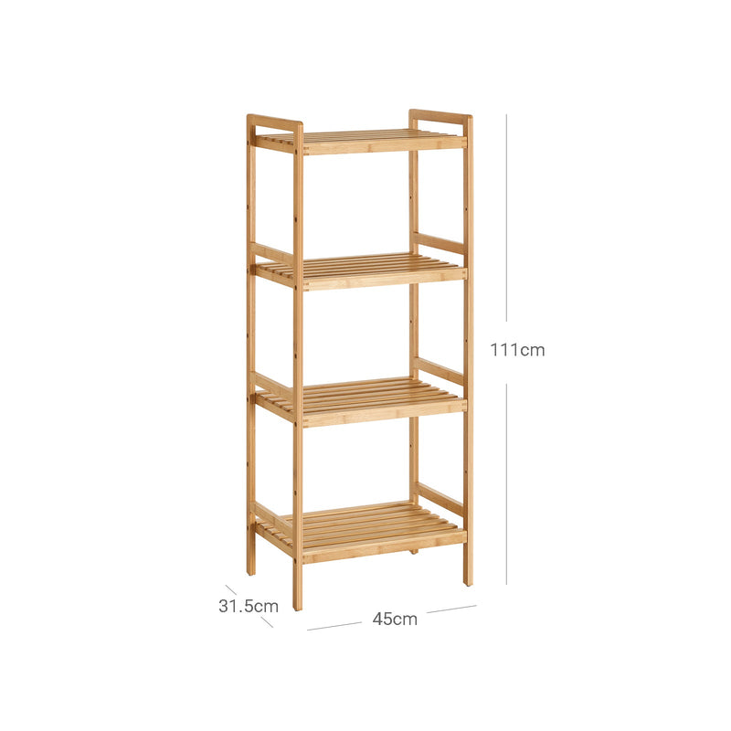 Dimensions diagram showing 45 cm width, 31.5 cm depth and 111 cm height