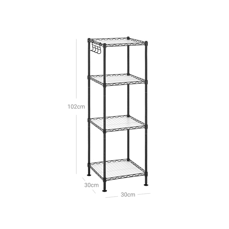 Dimensions diagram: 30 cm wide, 30 cm deep and 102 cm tall
