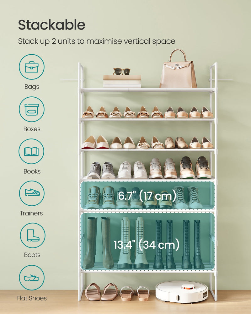 Shoe rack dimensions diagram