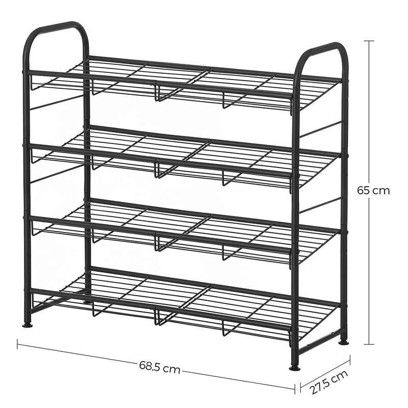 Dimensions diagram: 68.5 cm wide, 27.5 cm deep and 65 cm tall