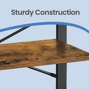 Close-up of the anti-tip kit hardware included with the shelf