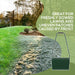 63L Heavy Duty Garden Lawn Roller Drum Steel Water or Sand Filled Dark Green by Outsunny