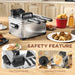 5 Litre Stainless Steel Deep Fat Fryer 2000W With Timer For Chips And Fried Chicken