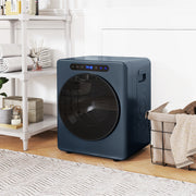 Compact Vented Tumble Dryer for Small Spaces with Touch Controls and 5kg Capacity Blue AOSOM