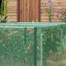 Green 8 x 4 FT Garden Plant Protection Cage with Door for Outdoor Growing by Outsunny