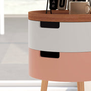 3 Tier Tray Top Side Table Multicoloured Stylish Design by HOMCOM