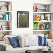 Black 60 x 80cm Shirt Display Frame with Inner Hook and Hanger by HOMCOM