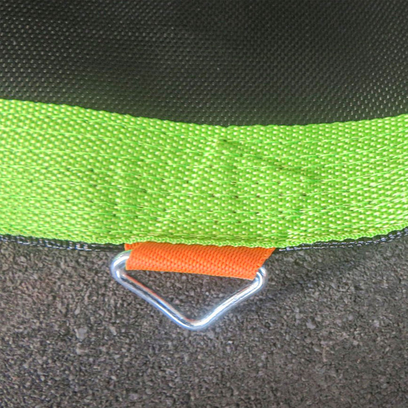 Replacement Trampoline Mat with Spring Tool 72 V-Hooks for 12ft Trampoline Green by SPORTNOW