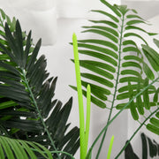 2 Pack Artificial Palm Trees in Pots 125cm Tall for Indoor or Outdoor Home Decor