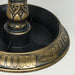 81cm Tall Vintage Style Bird Bath with Decorative Birds and Planter Base Bronze by Outsunny