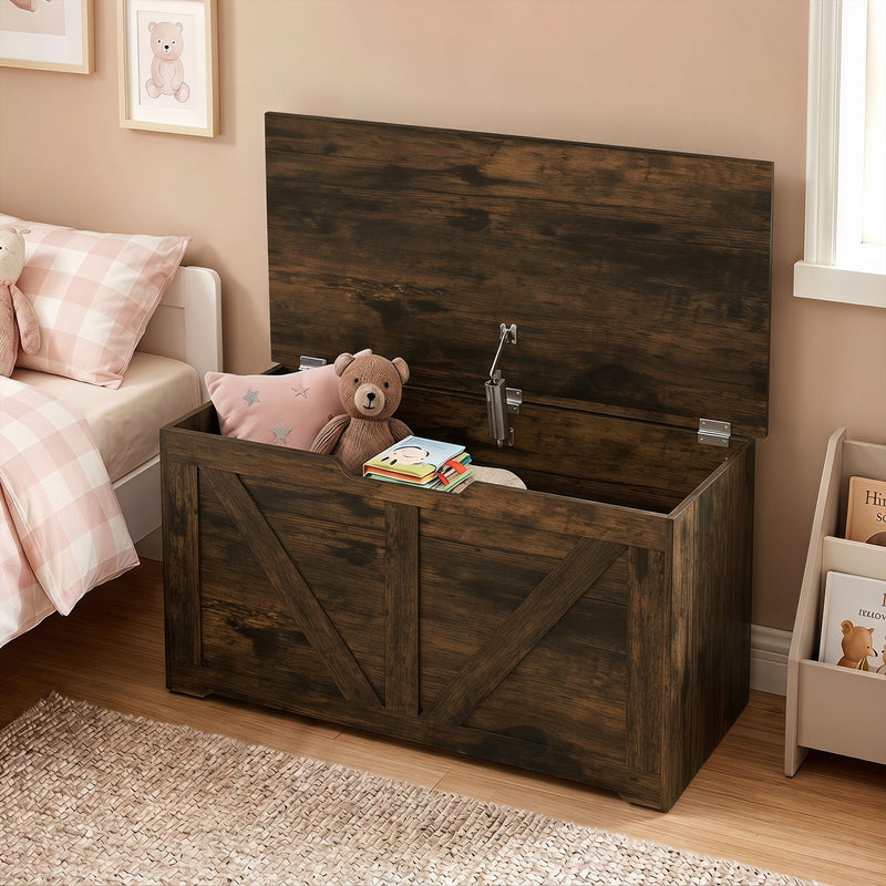 Storage bench 100L - Brown