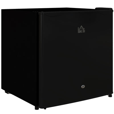 46 Litre Lockable Countertop Fridge in Black by HOMCOM