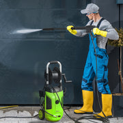 1800W High Pressure Washer 150 Bar with Adjustable Spray Nozzle and Hose Reel by Outsunny AOSOM