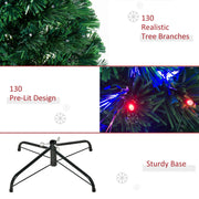 Panel showing 130 branch tips, 130 pre-lit LEDs and a sturdy base