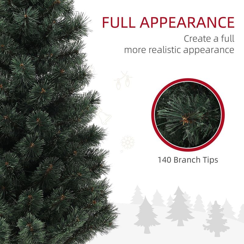 Close-up of the 140 branch tips on the Christmas tree