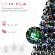 Pre-lit design panel showing 16 LED lights and fibre optic with a branch close-up