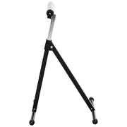 Adjustable Roller Stand for Steady Woodworking Support in Workshops and Garages Black Silver AOSOM