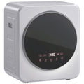 Silver 4kg vented tumble dryer with touch control display close-up