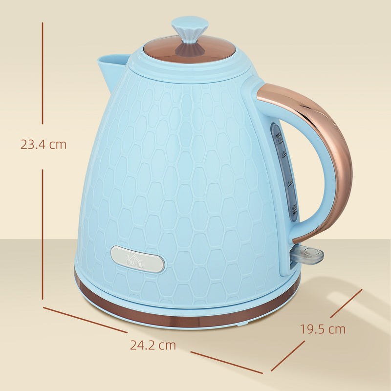 Honeycomb Kettle, Light Blue
