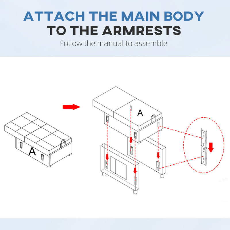 Black Linen Look Single Chair Bed Sofa Folding Design by HOMCOM