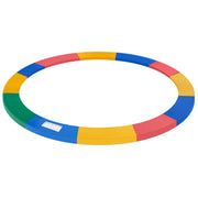Trampoline Safety Pad for 12ft Round Frame Prevents Bumps and Scrapes Multicolour AOSOM