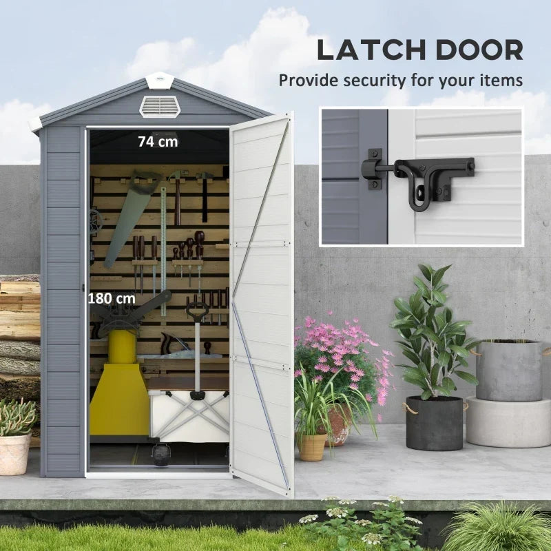 Feature panel showing the latch door with a 74 cm wide by 180 cm high opening