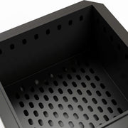 Smokeless Garden Fire Pit for Clean Outdoor Evenings Metal Construction Black Outsunny