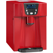 3L Ice Maker and Water Dispenser Produces 12kg Daily with Fast 9 Cube Cycles, Red