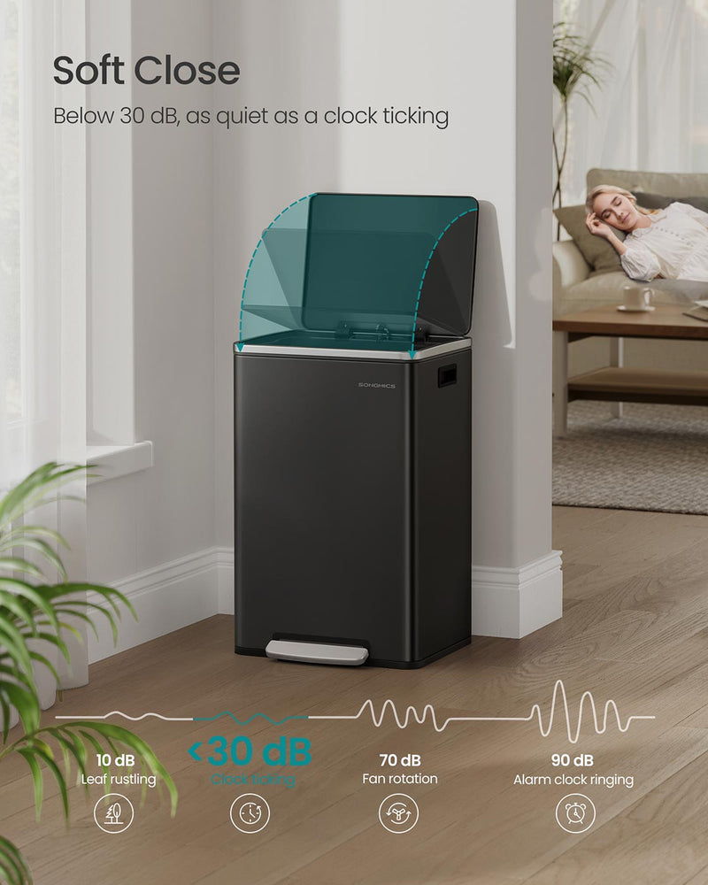 50L kitchen bin shown in a modern kitchen setting