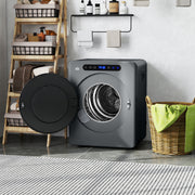 4kg Compact Tumble Dryer with Adjustable Heat Ideal for Small Spaces, Grey