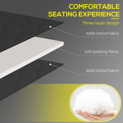 Set of 2 Black Sun Loungers with 5 Position Reclining Backs for Garden Comfort by Outsunny