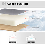 Adjustable Draughtsman Office Chair with Lumbar Support for Long Work Sessions Charcoal Grey