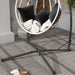 Black Steel Hammock Chair Stand X Shape Base Heavy Duty 150kg Capacity by Outsunny
