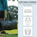 300L Portable Ice Bath Tub for Cold Water Therapy with Lid and Carry Bag by SPORTNOW