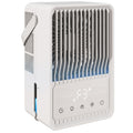 Desk Fan and Humidifier for Cool and Comfortable Home Office or Bedroom White AOSOM