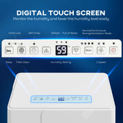 30L Clothes Dryer Dehumidifier Energy Efficient White by HOMCOM