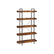 5 Tier Industrial Open Bookcase by Vasagle