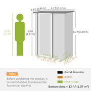 Dimension diagram: 142 cm wide, 84 cm deep, 189 cm tall at the back and 177 cm at the front