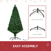 Easy assembly panel showing the tree with a detachable and a foldable base option