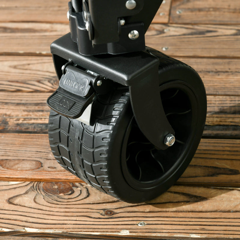 Folding Garden Trolley Wagon With Carry Bag For Camping Beach And Festivals 120kg Capacity