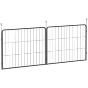 2 Piece Dog Pen Expansion Pack for 60cm High Pet Playpen with 3 Stakes for Small Dogs by PawHut