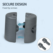 Outsunny HDPE Tent Weights Set of 4, Canopy Weights, Fill with Water or Sand, 48KG Outsunny