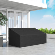 Black Waterproof 3 Seater Garden Sofa Cover Durable 600D Oxford Fabric by Outsunny