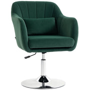 Swivel Lounge Chair Dark Green - image 1