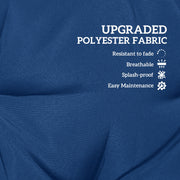 Outdoor Chair Cushion and Pillow Set for Extra Garden Seating Comfort Dark Blue AOSOM