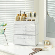 Clear Acrylic Makeup Organiser with 6 Drawers for Cosmetics and Jewellery Storage by Songmics