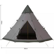 6 Man Teepee Tent, Grey