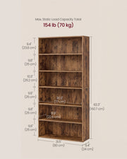 Dimension diagram showing the unit's 80 x 24 x 160.7 cm size and 70 kg total load capacity