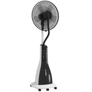 Pedestal Misting Fan with Water Spray 3 Speeds Tilt Head Oscillating